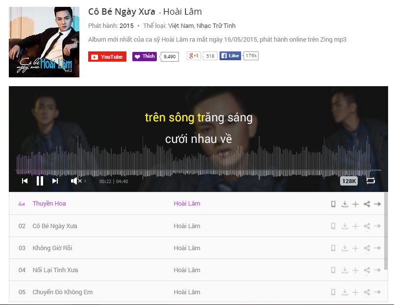 Hoài Lâm đã lấy lại vị trí quán quân.