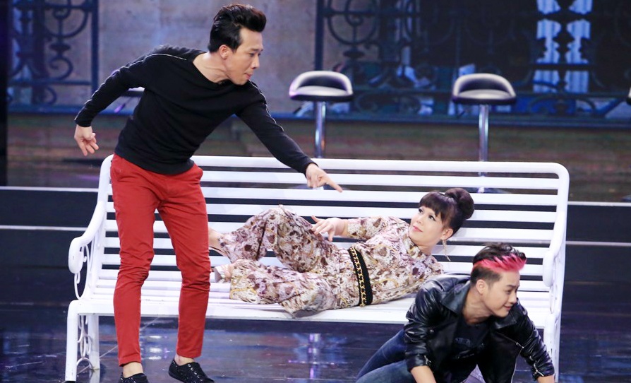 Thanh Duy sung so vi bi Tran Thanh tat vao mat hinh anh