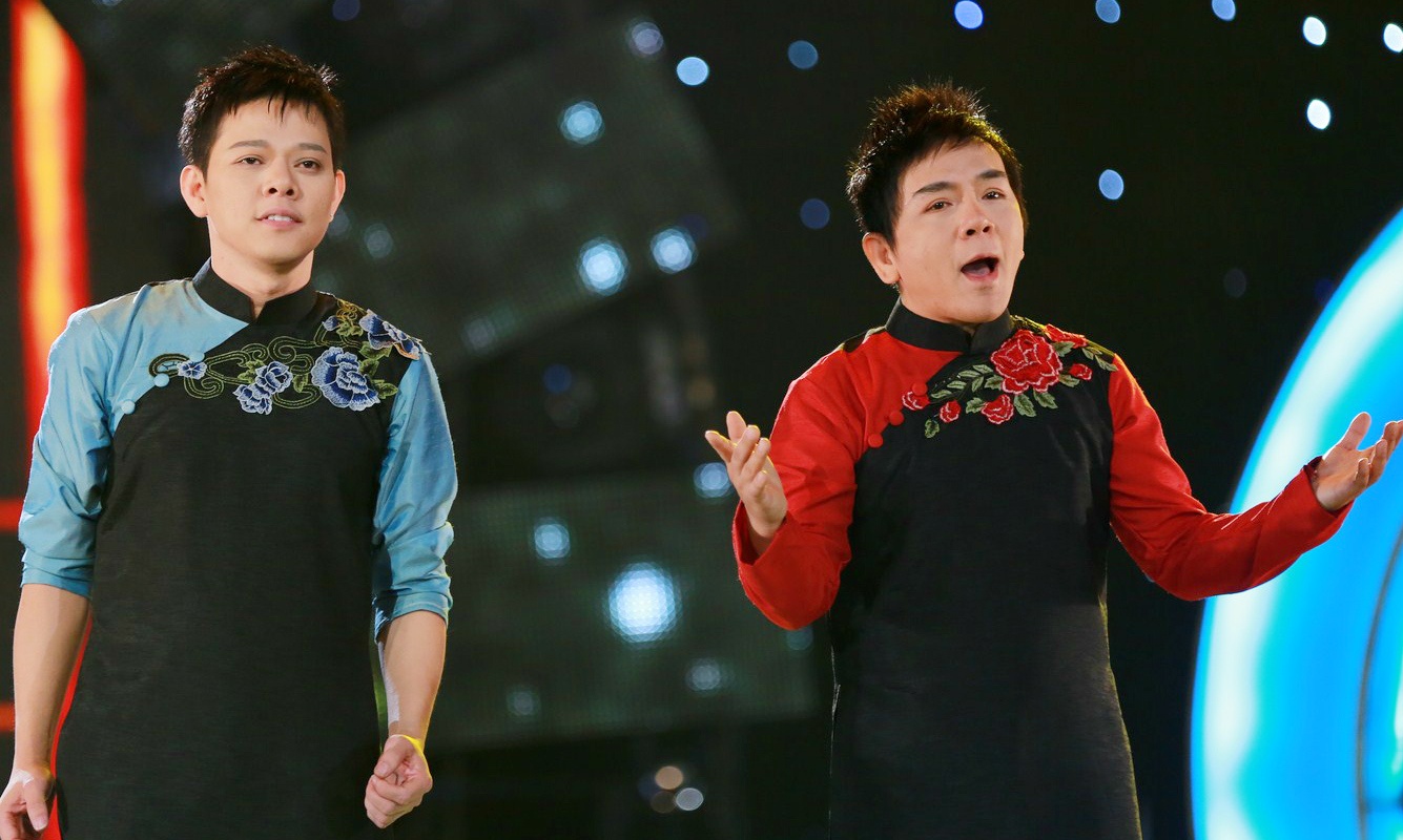 Hai em trai Nhu Quynh xuat hien trong Tinh ca Viet hinh anh