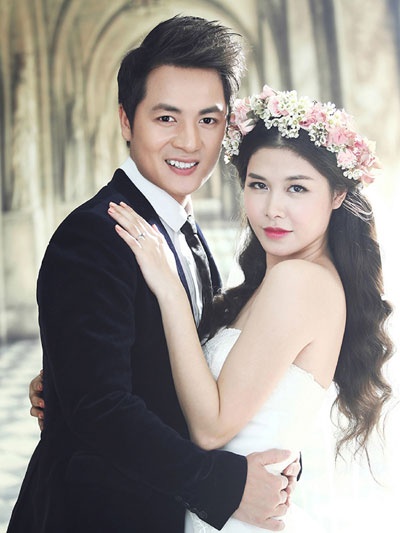 Đăng Khôi và bà xã Thủy Anh.