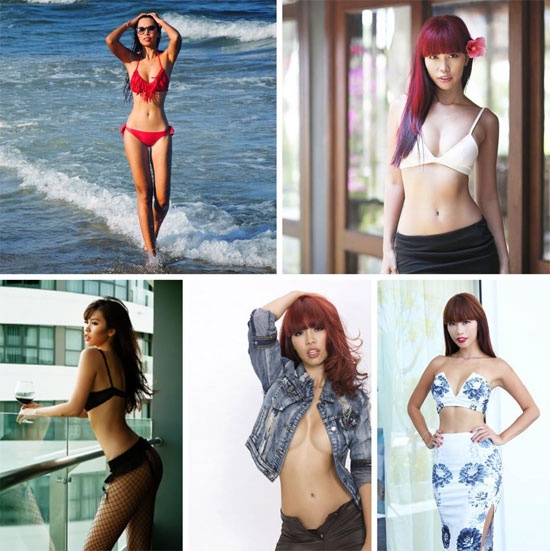 Khó có thể chê được vào đâu khi Hà Anh mặc những trang phục gợi cảm khoe vòng eo tuyệt đẹp.