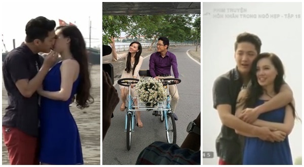 Những khoảnh khắc tình cảm đáng nhớ của cặp vợ chồng trẻ.