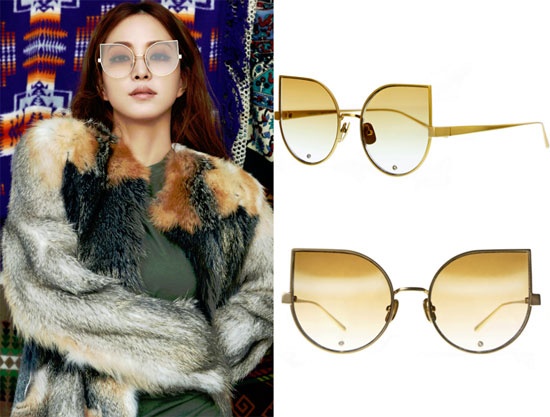 Nữ diễn viên Han Ye Seul đeo kính hiệu Gentle Monster có giá <abbr class=