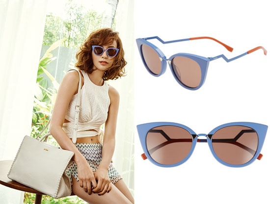 Son Tae Young xuất hiện trên tạp chí Sure tháng 8/2015 với kính mắt mèo  Fendi giá <abbr class=