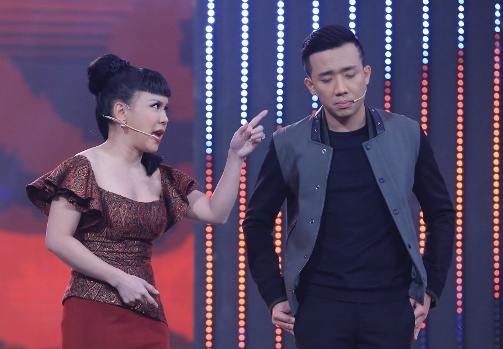 Tran Thanh dam duoi truoc nhan sac cua Viet Huong hinh anh