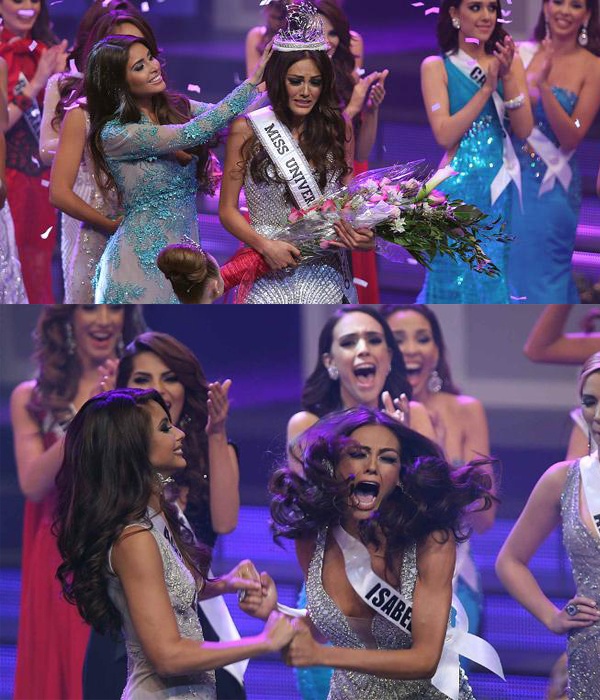 Ngày 12/11 mới đây, người đẹp Kristhielee Caride, đại diện bang Isabela đã đăng quang Hoa hậu Hoàn vũ Puerto Rico 2016. Khi tên mình được xướng lên, Kristhielee đã hét, nhảy tưng bừng và cánh săn ảnh đã ghi lại khoảnh khắc “bá đạo” của cô nàng.