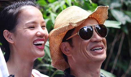 Vo chong Dustin Nguyen, BeBe Pham tinh cam o phim truong hinh anh