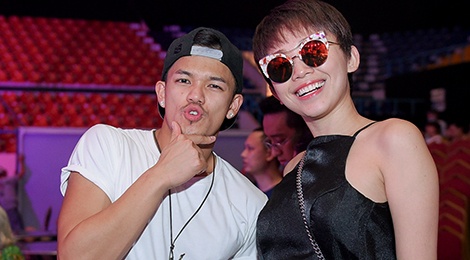 Isaac do mo hoi, Trong Hieu than mat voi Toc Tien o ZMA hinh anh