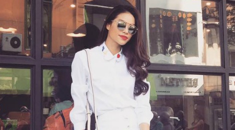Street style an tuong cua sao Viet tuan qua hinh anh