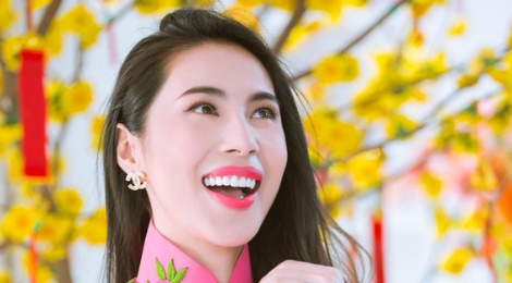 Album nhac xuan cua Thuy Tien dan dau BXH Zing hinh anh