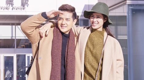 Dong Nhi - Ong Cao Thang ky niem 7 nam yeu nhau o Nhat hinh anh