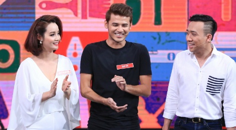 Mai Thu Huyen thua vo chong Hoang Bach o game show hinh anh