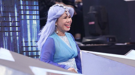 Tran Thanh thang Viet Huong o game cuoi hinh anh