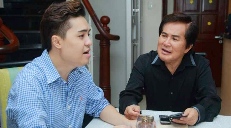 Nghe si cai luong Hoai Thanh dau long vi con trai hinh anh