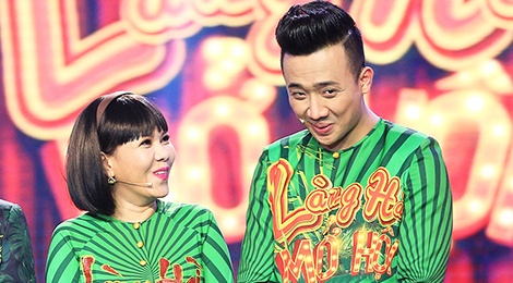 Tran Thanh cover hit cua Hari Won tren truong quay hinh anh