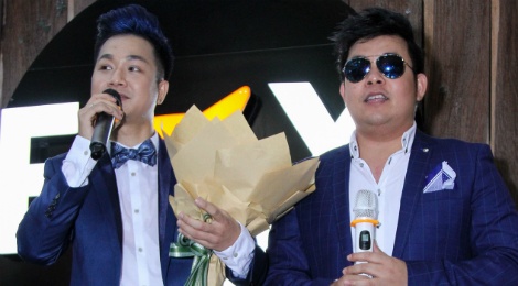 Quang Le den mung Quach Tuan Du ra mat MV bolero dance hinh anh