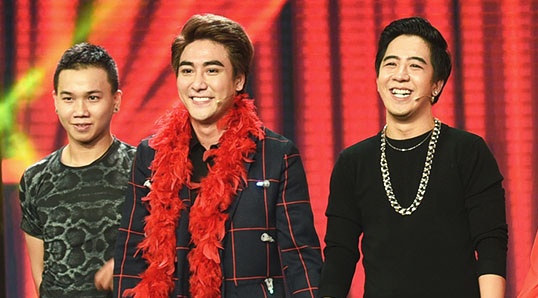 Tran Thanh che Huy Nam dien hoi hot hinh anh