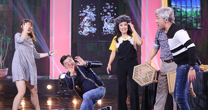 Hari Won lay nui gie lau mat Tran Thanh hinh anh