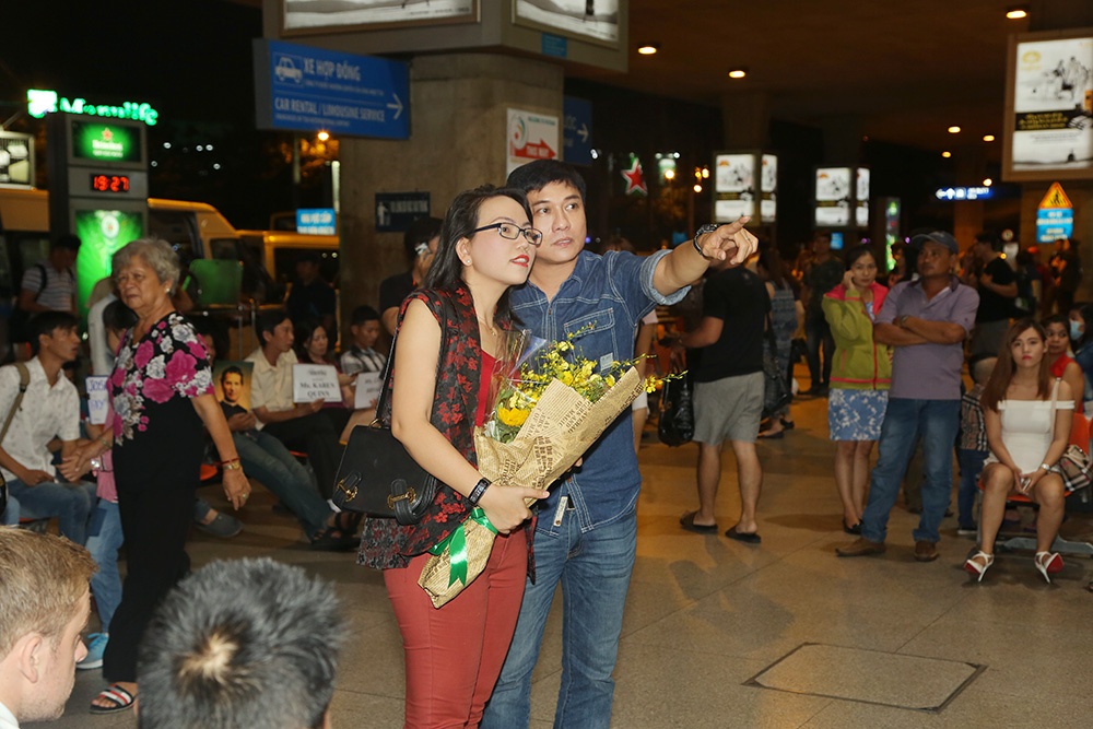 Vo chong dien vien Hoang Phuc lam phim anh 1