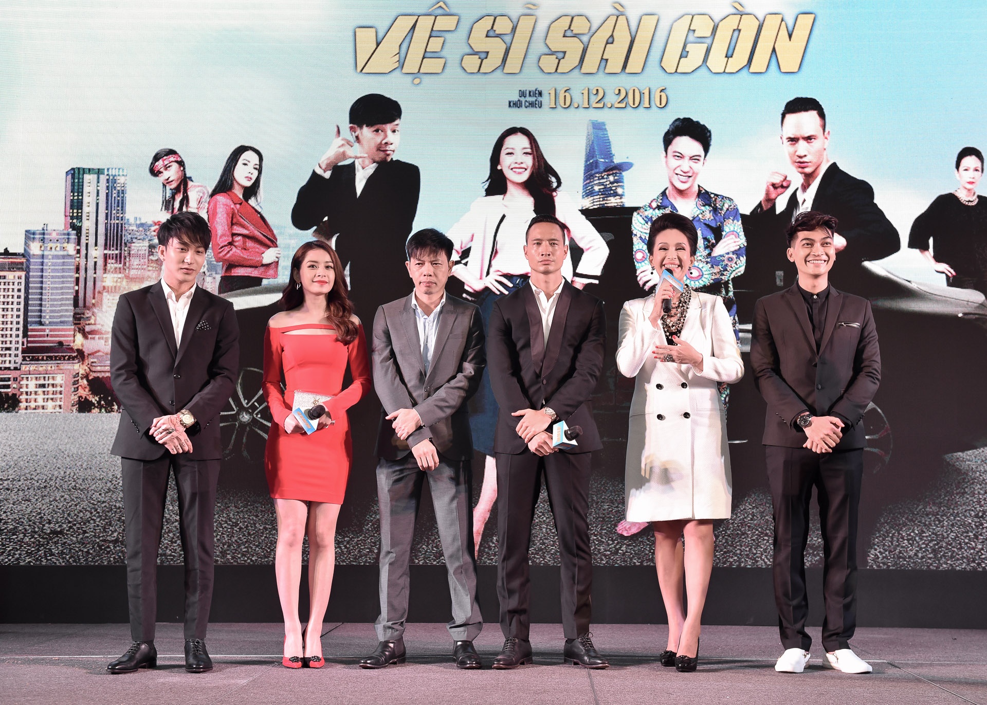 Ra mắt đoàn phim Vệ sĩ Sài Gòn ảnh 4 Ra mat doan phim Ve si Sai Gon anh 4