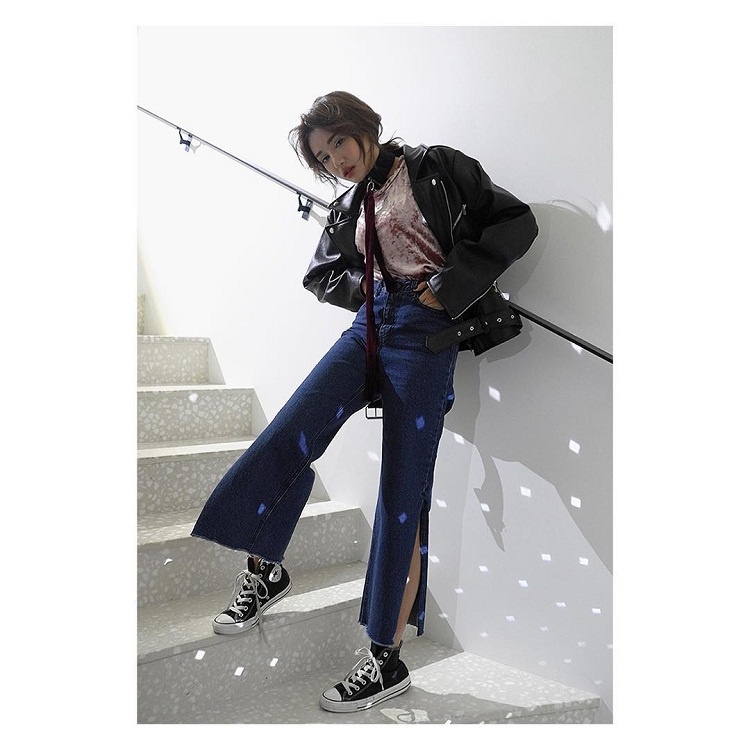 Mốt quần ống loe trở lại ảnh 10 Mot quan ong loe tro lai anh 10