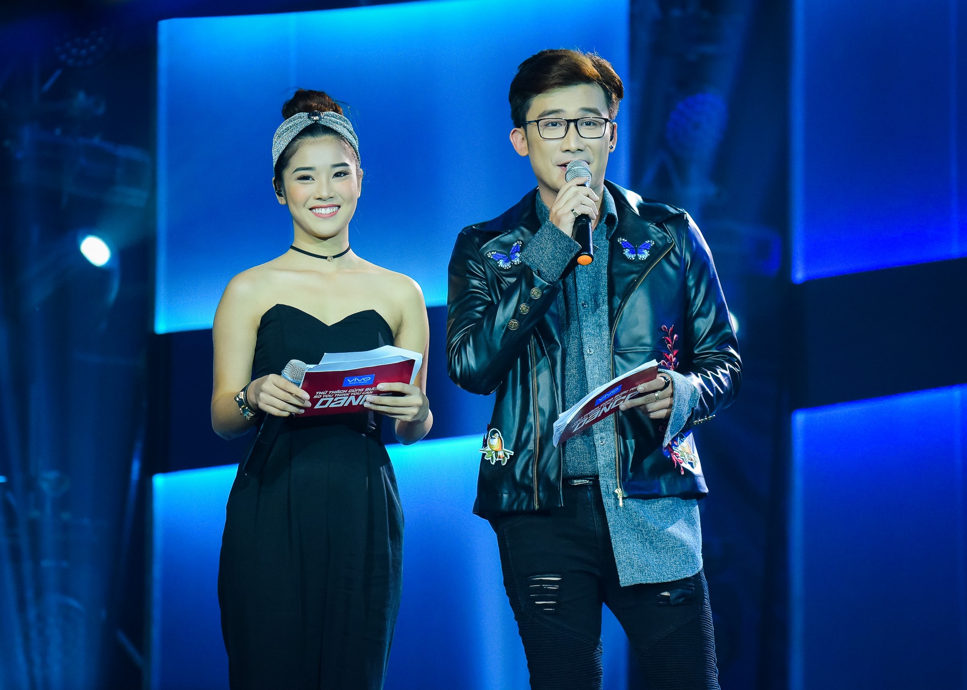 Chi Thien thay Tran Thanh lam MC anh 1