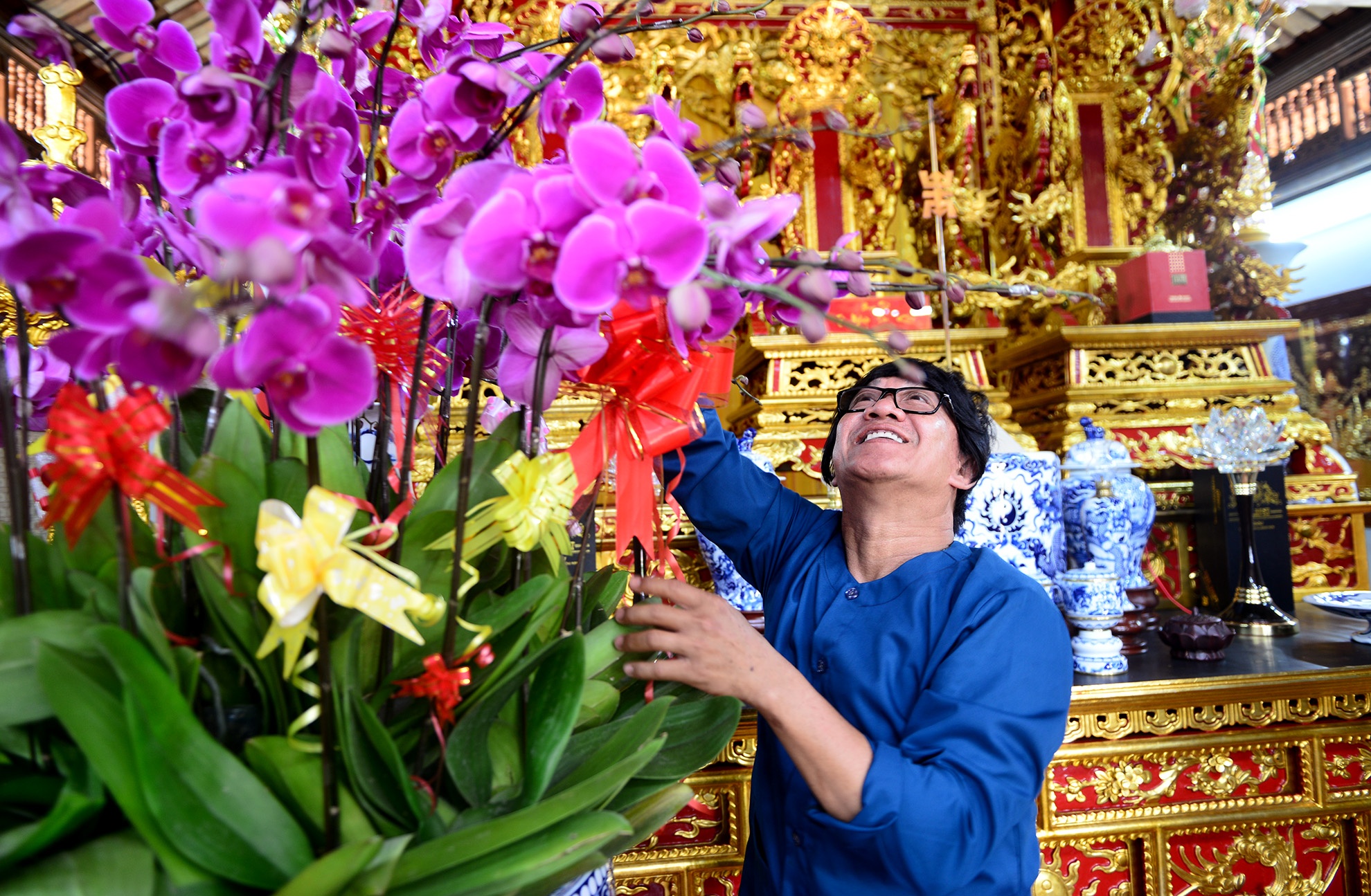 Nha tho To cua Hoai Linh don dep don Tet anh 5