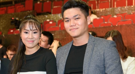 Le Phuong va chong sap cuoi lan dau tham gia game show hinh anh