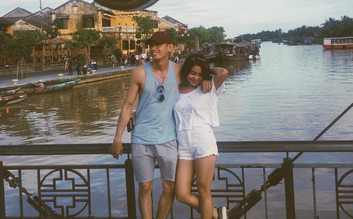 Thai Trinh va Quang Dang du lich Hoi An anh 6