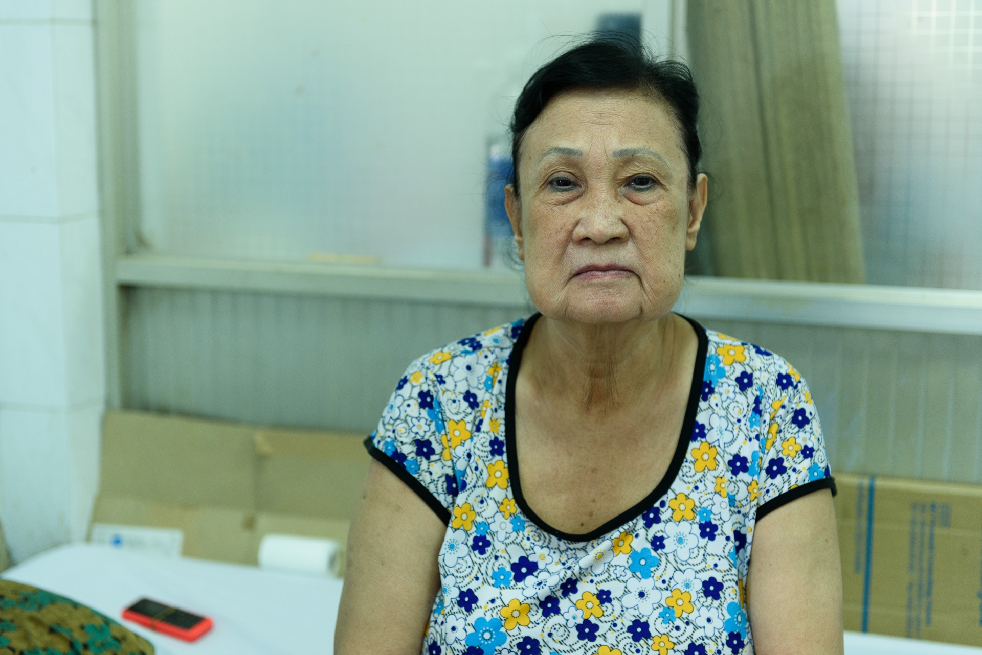 Dien vien cai luong Hoa My Hanh nhap vien anh 2