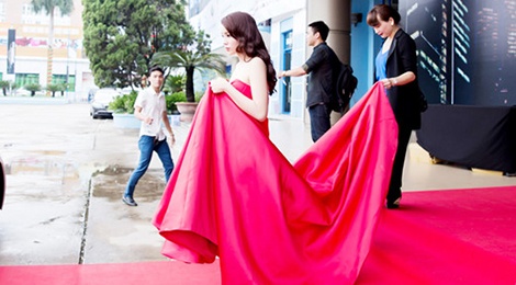 Hinh anh nguoi me nang vay, day hanh ly cho con o showbiz Viet hinh anh