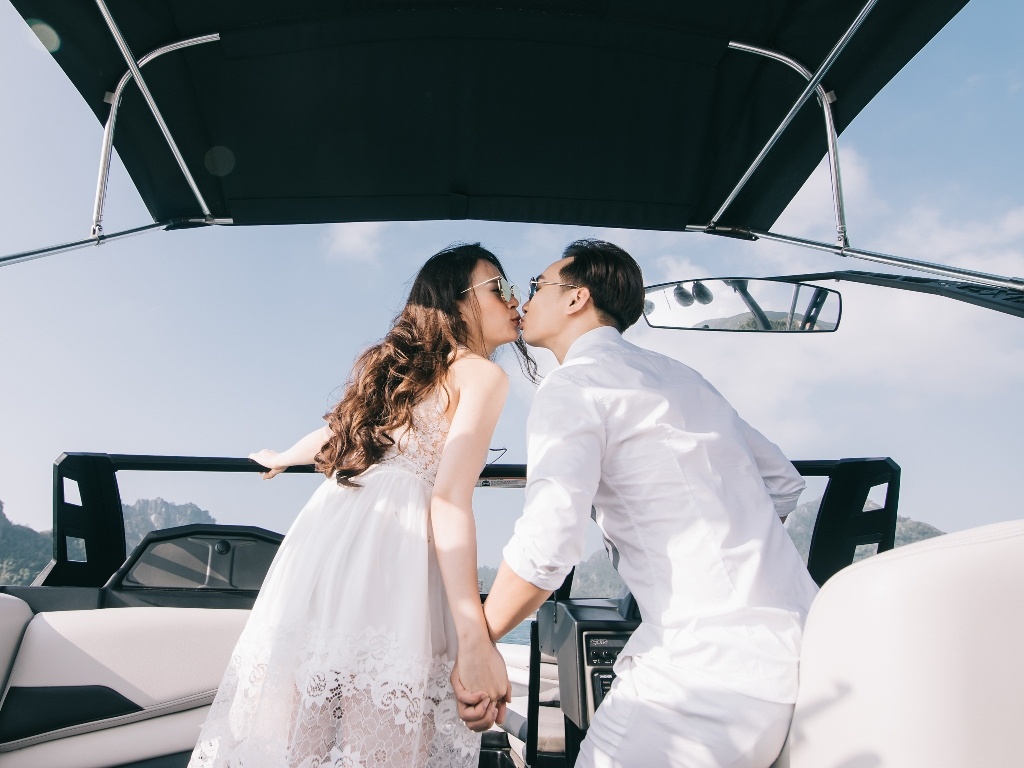 Đám cưới của MC Thành Trung và vợ 9X ảnh 8 Dam cuoi cua MC Thanh Trung va vo 9X anh 8