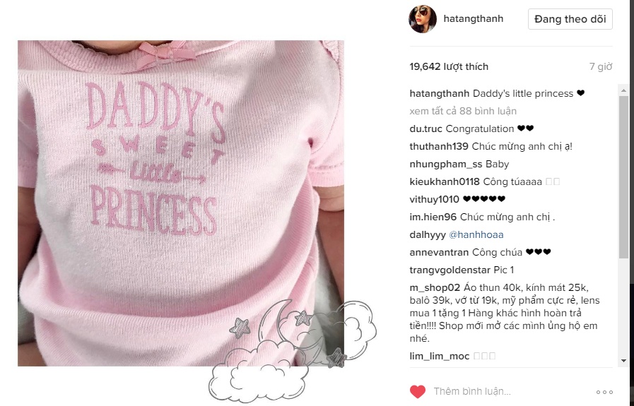 Tang Thanh Ha sinh con thu 2 anh 1