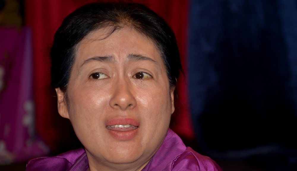 Nghe si Thanh Thuy tam su voi hoc tro ve san khau hinh anh