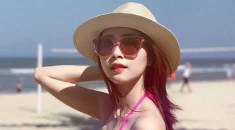 Hoa hau Dang Thu Thao va ban trai doanh nhan du lich o Da Nang dip le hinh anh