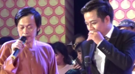 Hoai Linh bi hong iPad, tut dep sau vu nem da len san khau hinh anh