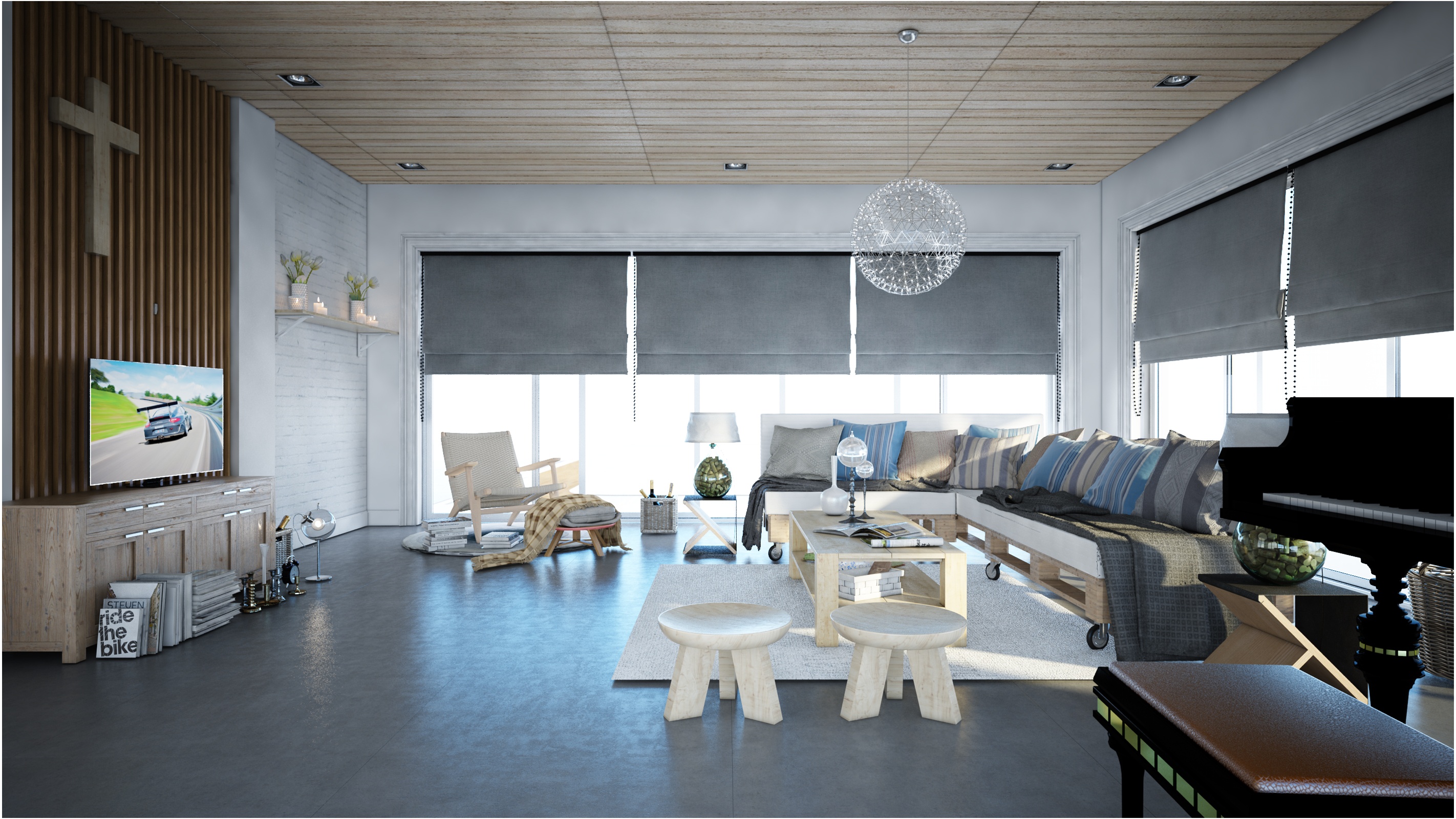 thiet ke nha vuon dep anh 9