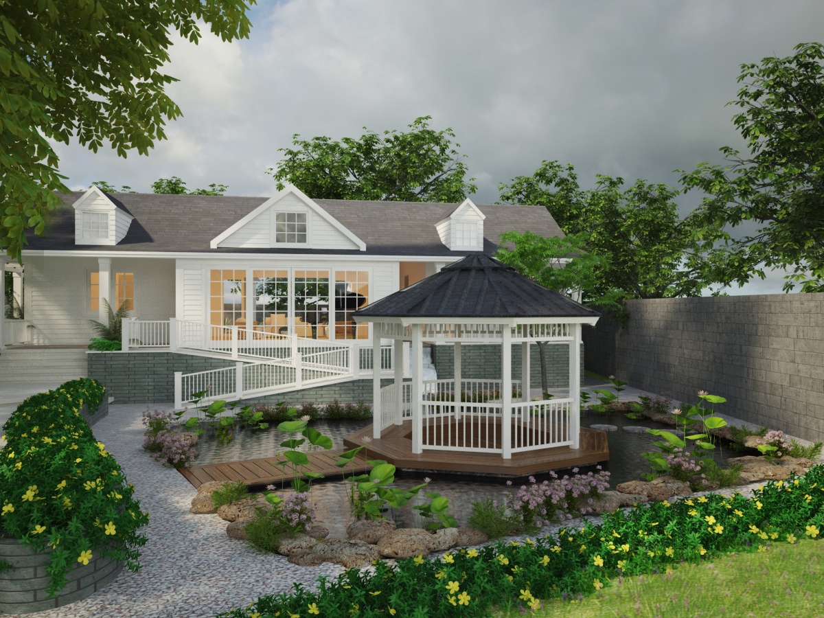 thiet ke nha vuon dep anh 3