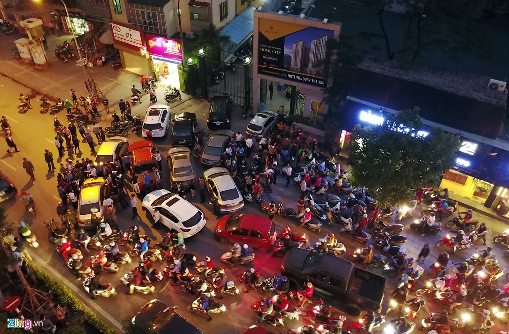 Duong vao du an Home City van 'dang quy hoach' hinh anh