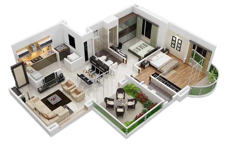 Can ho 2 chia khoa, san pham du bao 'dot nong' thi truong bat dong san hinh anh