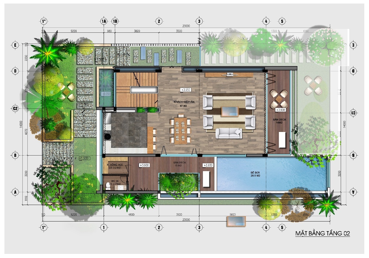 biệt thự cây xanh ảnh 3 biet thu cay xanh anh 3