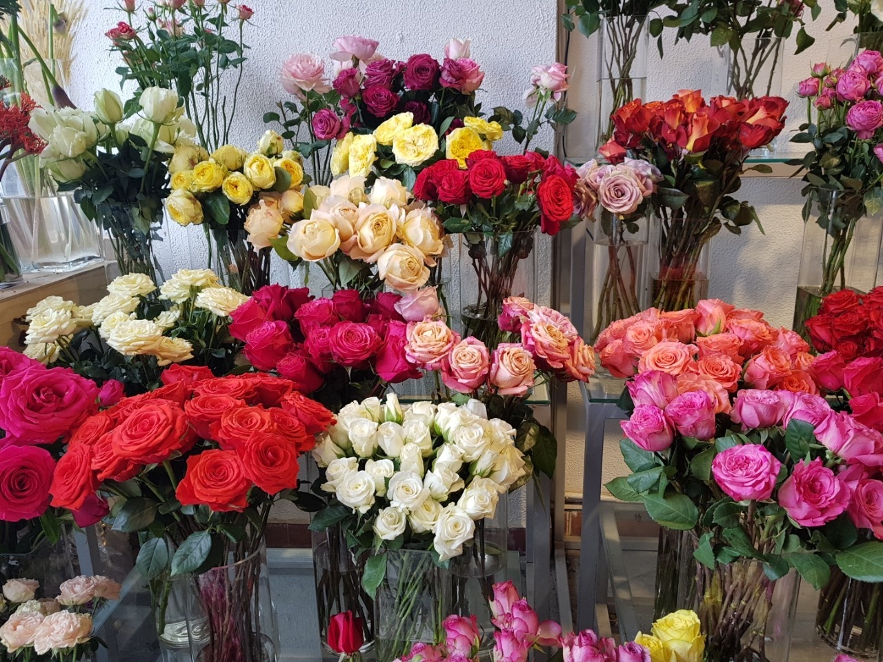 Hoa ngoai hut khach, hoa noi ban cham ngay 8/3 hinh anh