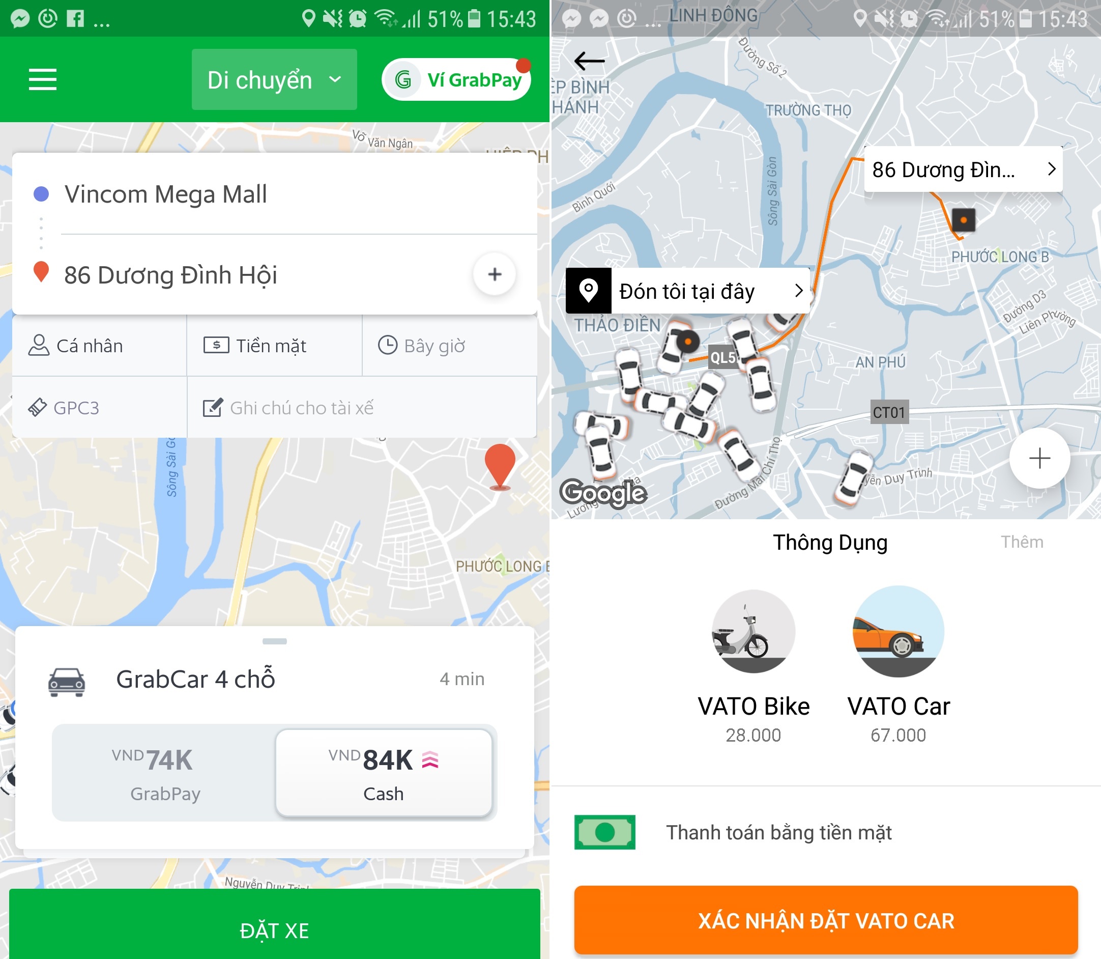 ứng dụng chạy xe công nghệ vato t.net ảnh 2 ung dung chay xe cong nghe vato t.net anh 2
