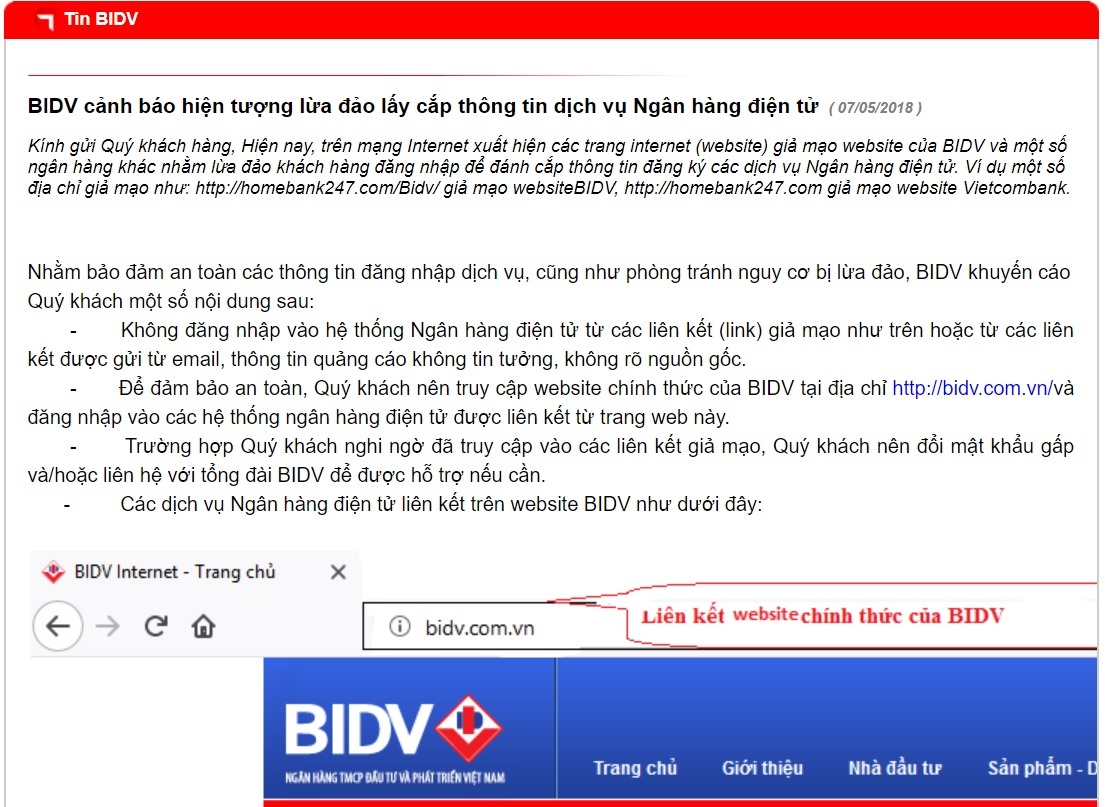 canh bao lua dao khi giao dich qua ngan hang dien tu anh 1