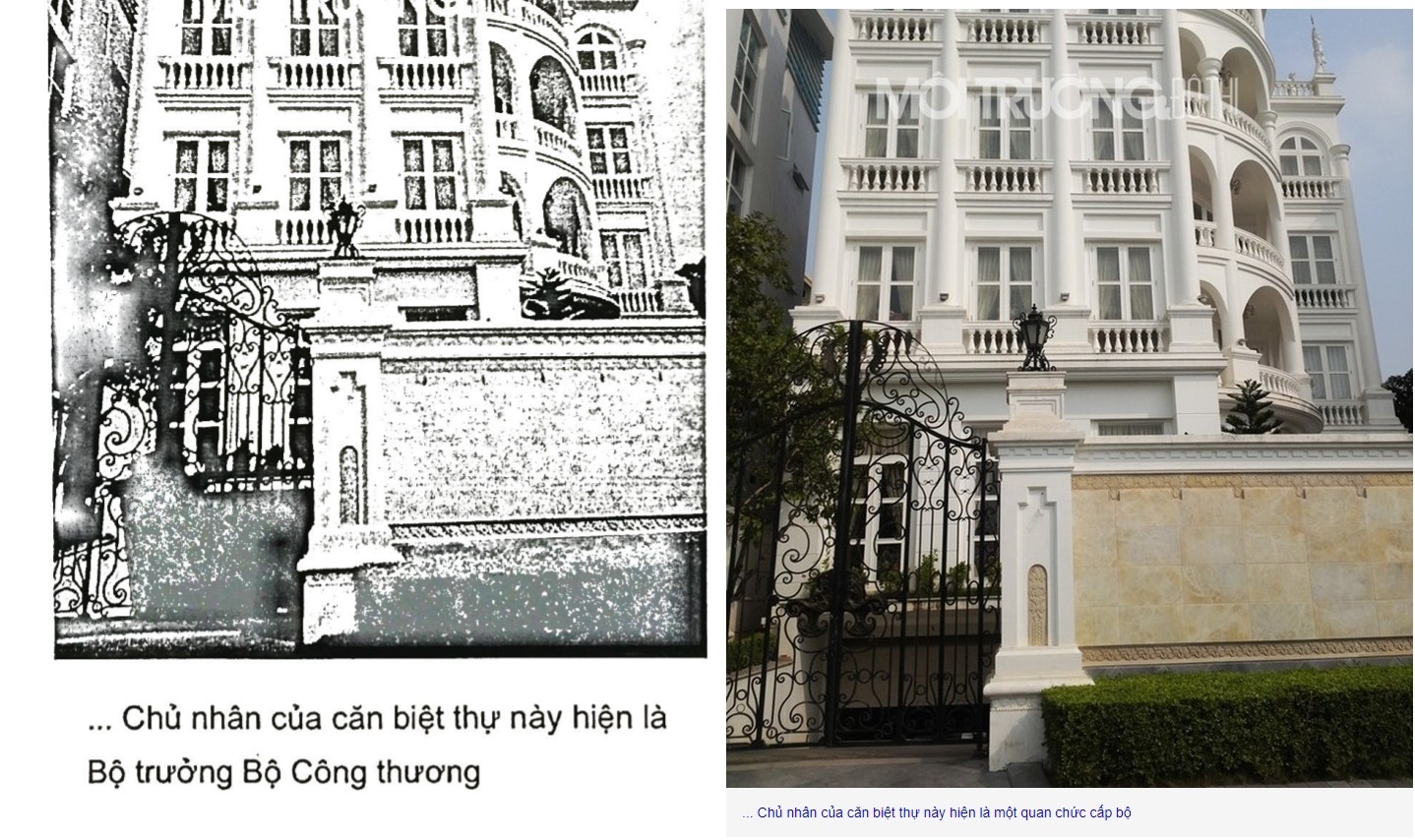 Bo Cong Thuong bac viec bo truong so huu biet thu sieu dep o Vuon Dao hinh anh