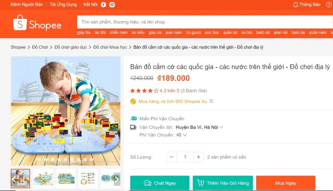 shopee bán bản đồ có hình đường lưỡi bò cho trẻ em ảnh 1 shopee ban ban do co hinh duong luoi bo cho tre em anh 1