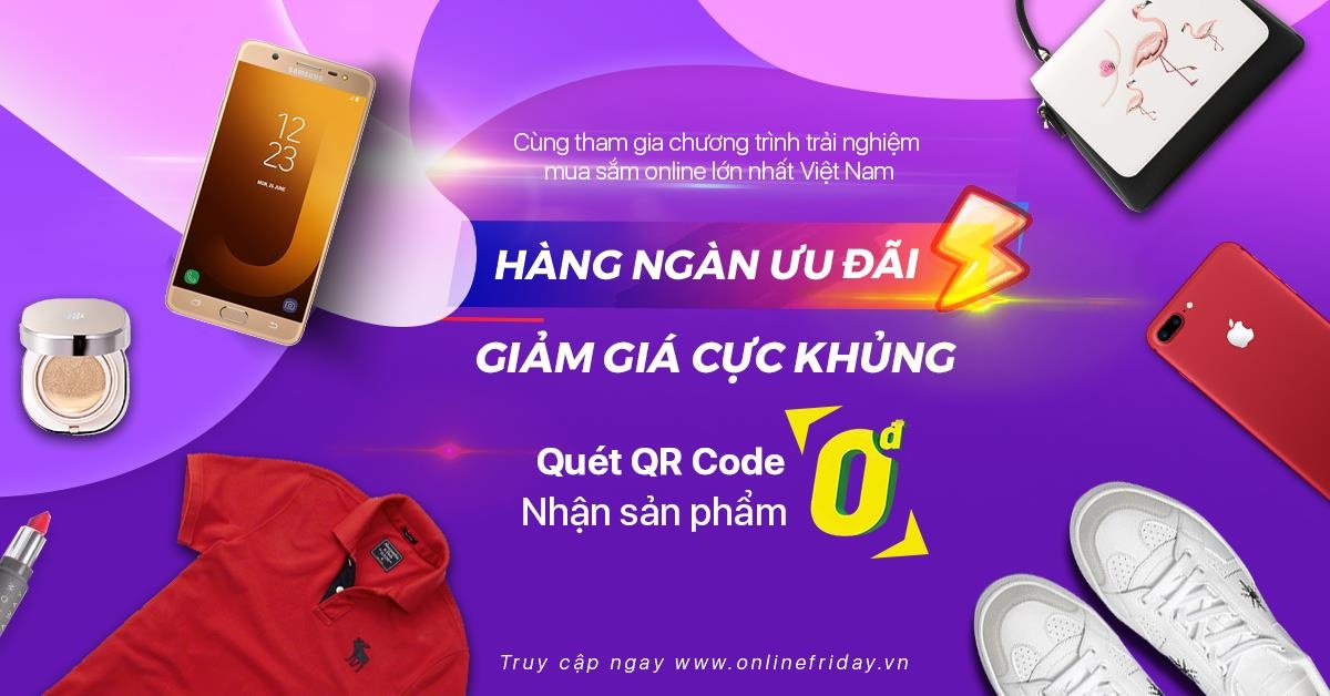 Khoi dong ‘mua khuyen mai’ Online Friday voi nhieu san pham 0 dong hinh anh