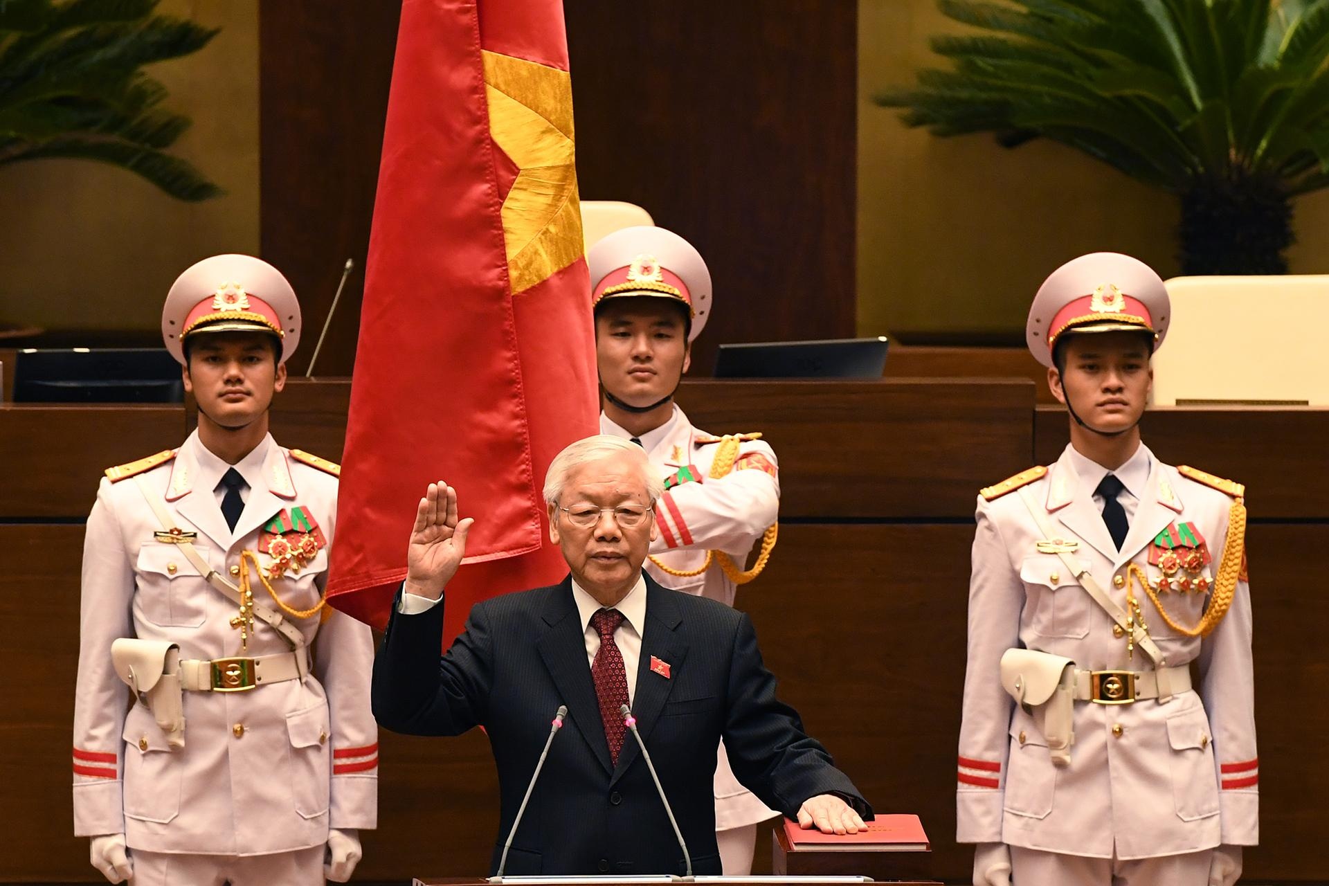 Phat bieu nham chuc Chu tich nuoc anh 1