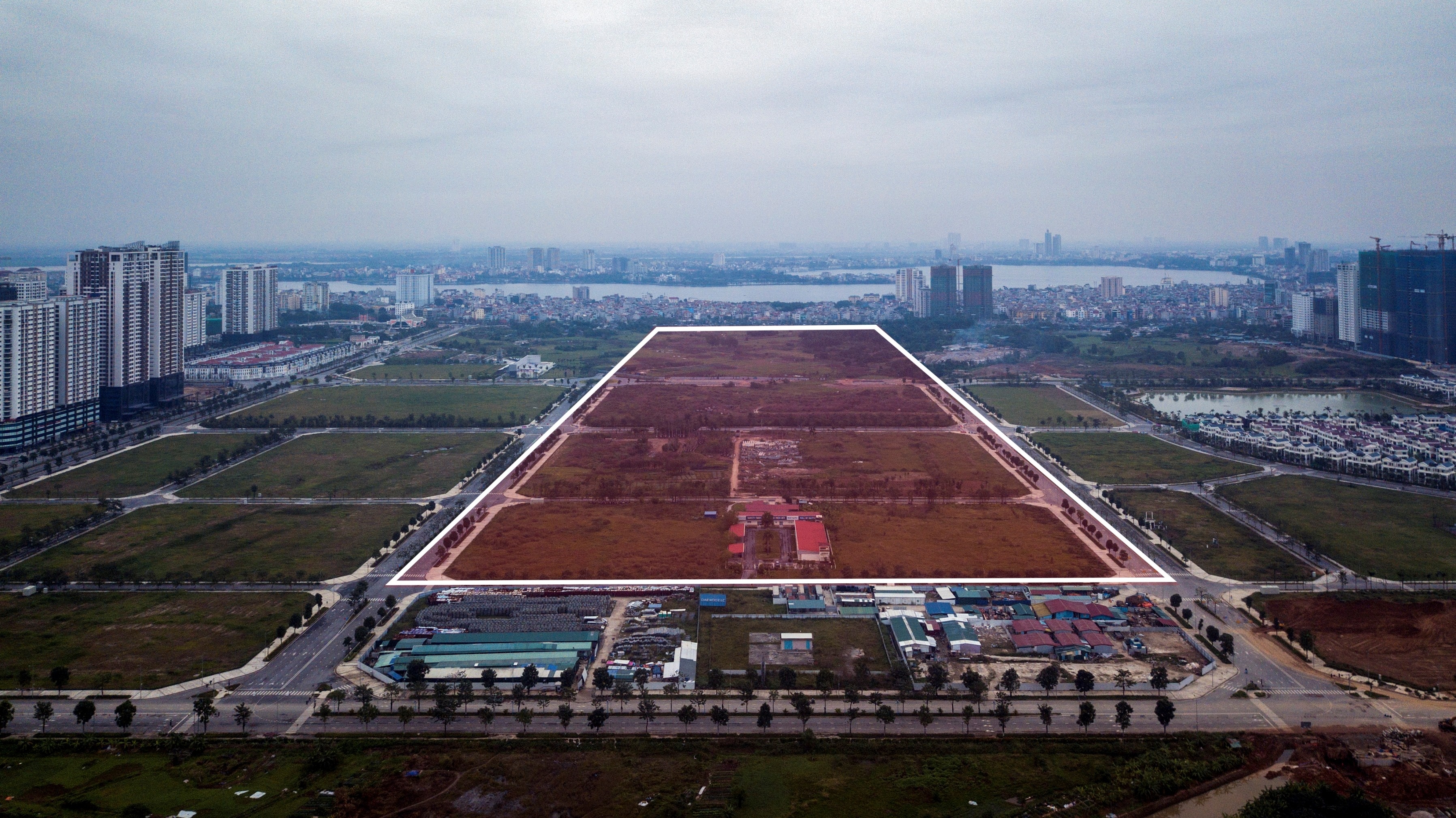 Khu dat tay Ho Tay dang doi cac bo nganh di doi hinh anh