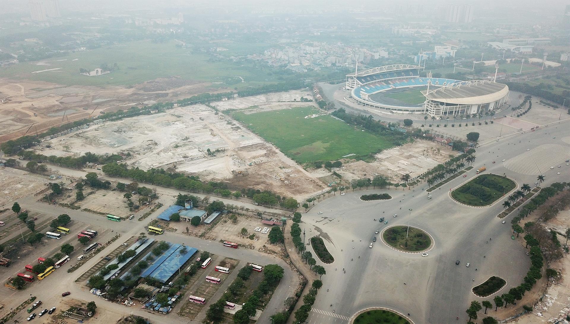 Duong dua F1 tai ha noi dang giai phong mat bang anh 1